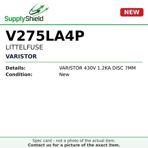 V275la4p littelfuse varistor - v275la4p,